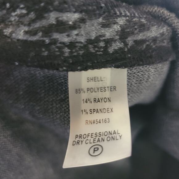 Calvin Klein Size 6 Short Sleeve Mini Sweater Dress Cowl Neckline Boho - Picture 7 of 10